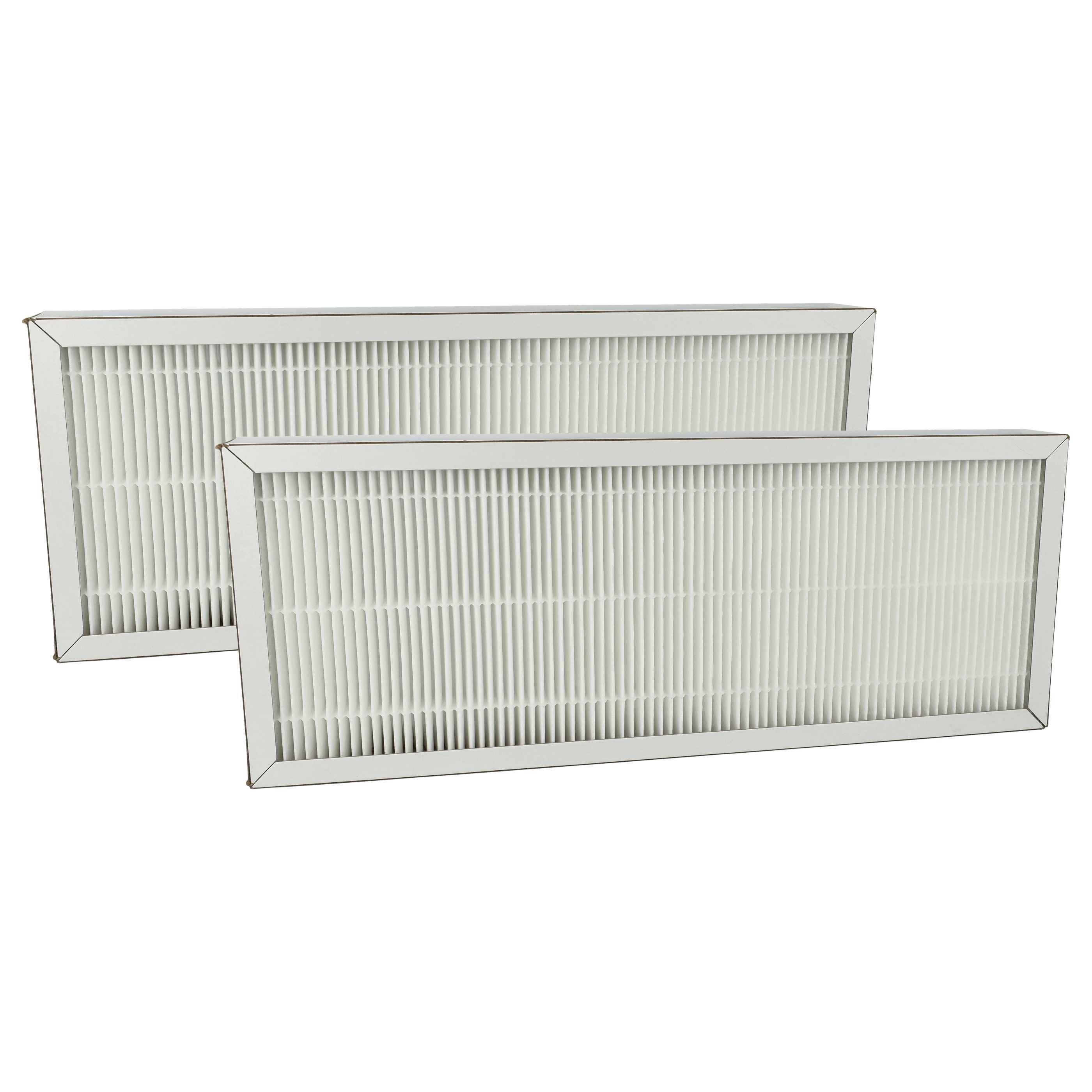 vhbw 2x Luftfilter F7 Ersatz für Pluggit ADFG4F7-310 für Lüfter, Badlüfter, Ventilator, Lüftungsgerät - Weiß
