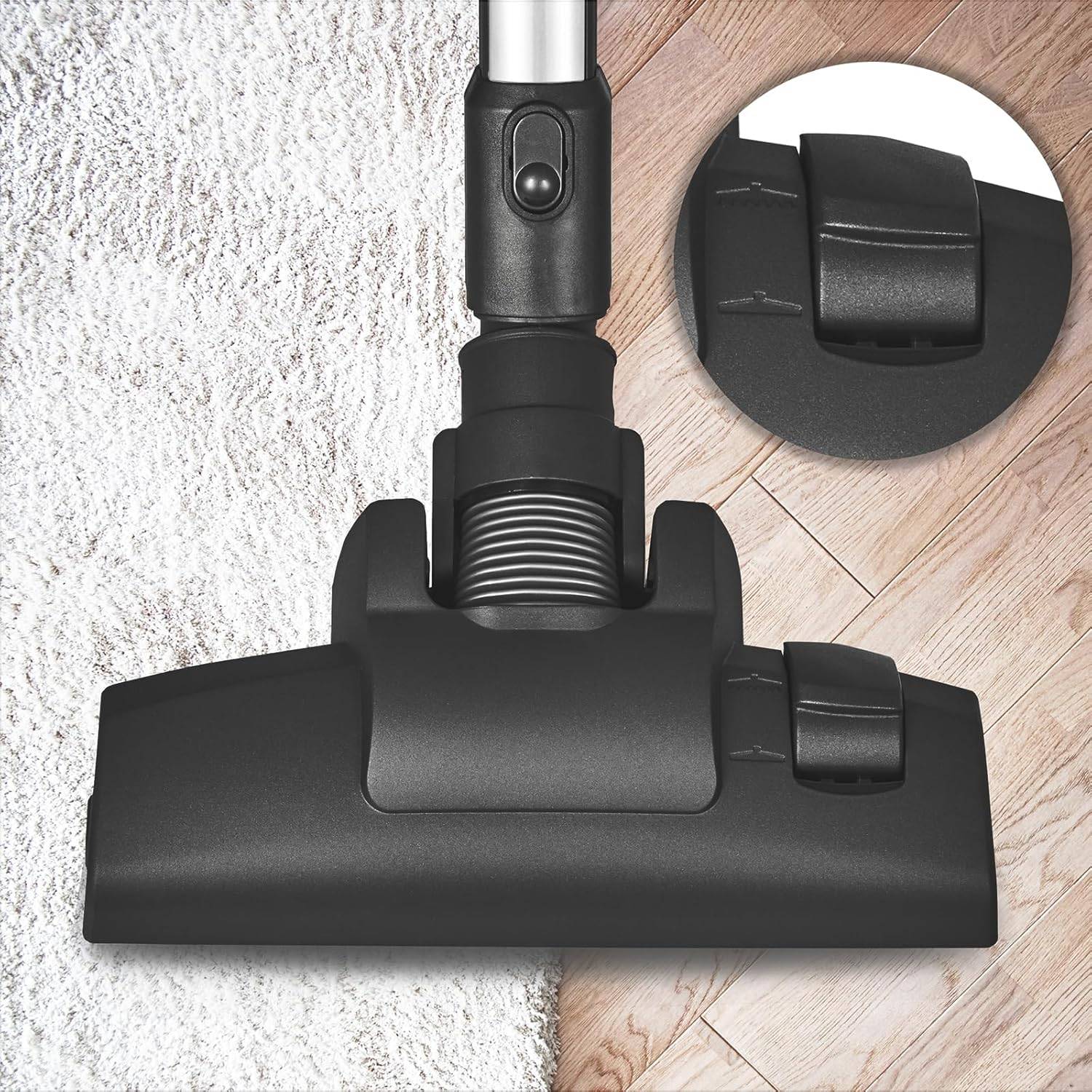 Balter Staubsauger mit 600W Saugleistung - Vento H3 - Handstaubsauger - Modulares Saugrohr - Beutellos - Super komfortabel und leicht - 7m Kabel