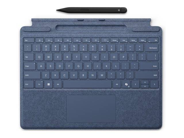 Microsoft Surface Pro Keyboard - Tastatur - mit Trackpad, Beschleunigungsmesser, Surface Slim Pen 2 Ablage- und Ladescha