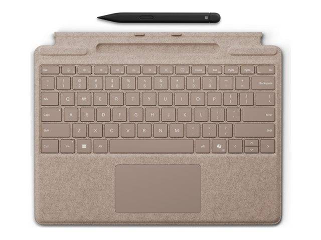 Microsoft Surface Pro Keyboard - Tastatur - mit Trackpad, Beschleunigungsmesser, Surface Slim Pen 2 Ablage- und Ladescha