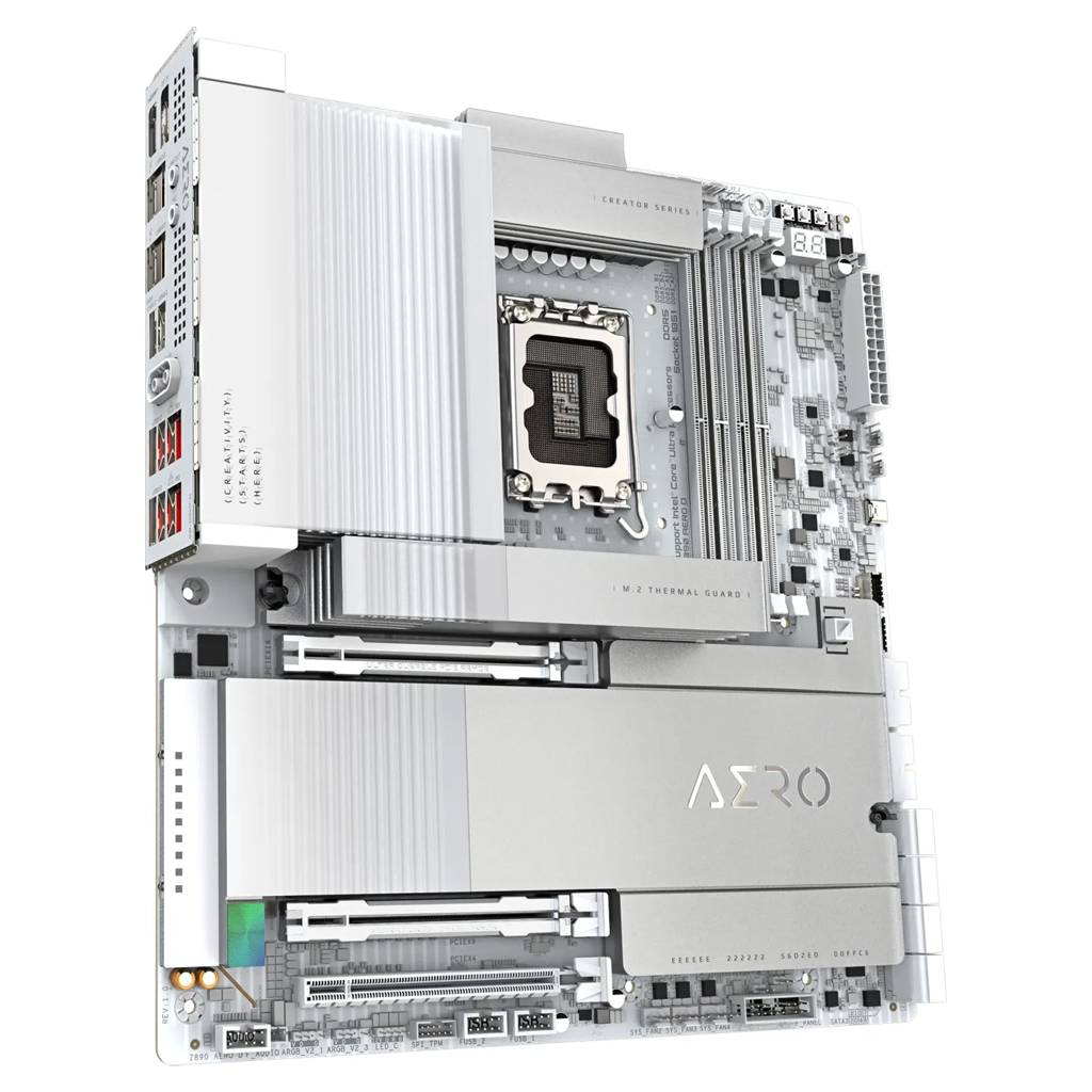 Gigabyte Z890 AERO D - Motherboard - ATX - LGA1851-Sockel - Z890 Chipsatz - USB 3.2 Gen 2, USB 3.2 Gen 1, USB4 - 2 x 2.5