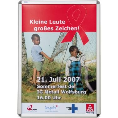 Franken Bilderwechselrahmen BS0802 für DIN A1 silber - Artikel: 154741800