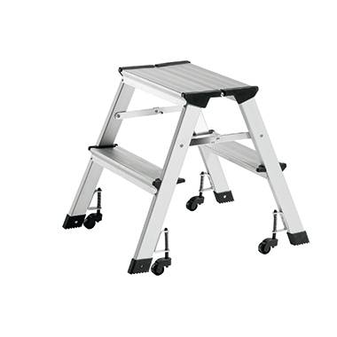 ALCO Trittleiter 898 2-stufig klappbar aluminium - Artikel: 191007500