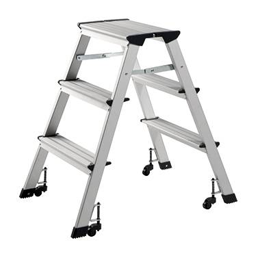 ALCO Trittleiter 8890 klappbar beidseitig begehbar - Artikel: 191007700
