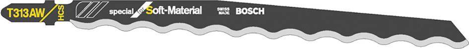 Stichsägeblatt T313 AW Bosch VE à 3 Stück Special for Soft Material - Artikel: 3165140045926