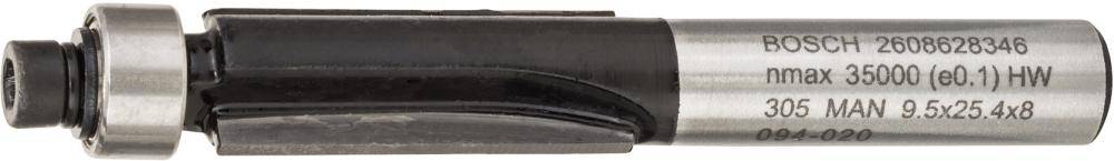 HM-Bündigfräser m AnlaufrØ 9,5x68,0 mm Bosch - Artikel: 3165140358071