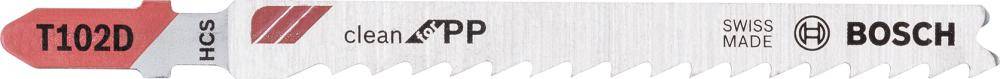 Stichsägeblatt T 102 D Pack a 3 Stück. Bosch - Artikel: 3165140691475