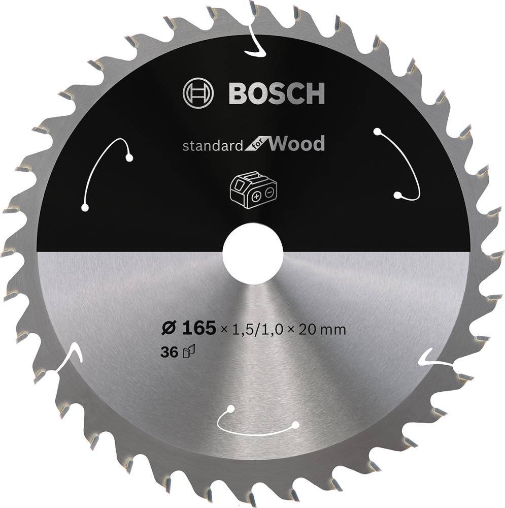HM-Kreissägeblatt 165x1,5/1x20 36Z Bosch VE à 1 Stück Standard Wood f Akkusägen - Artikel: 3165140958332