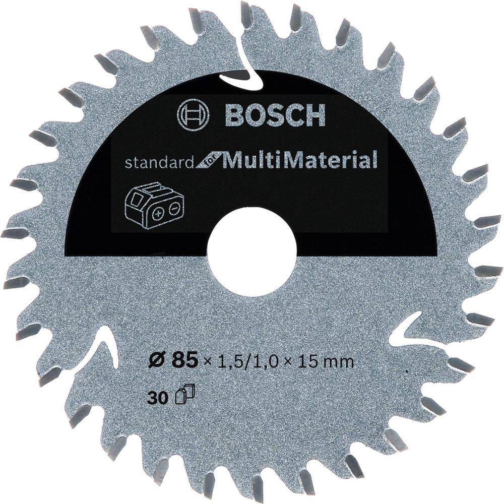 HM-Kreissägeblatt 85x1,5/1x15 30Z Bosch VE à 1 Stück Multi Mat für Akkusägen - Artikel: 3165140958745