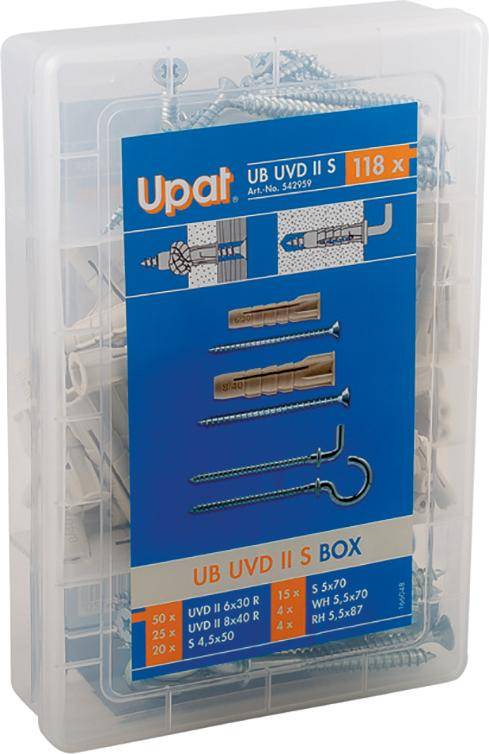 Upat Box UVD II inkl. Schrauben + Haken - Artikel: 4000657022420