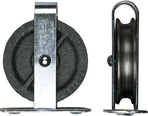 Stehrolle Nr.496 60mm mit Gussrolle - Artikel: 4001425631394