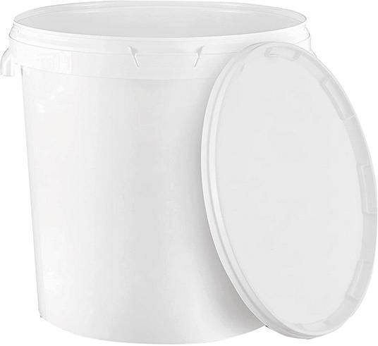Anrühreimer 30 Liter weißrund mit Skala Kronen - Artikel: 4003745913761