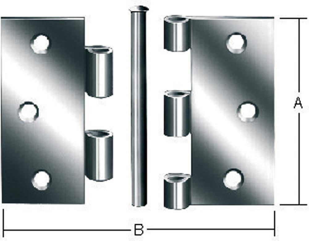 Gerolltes känt. ScharnierVA/80 mm - Artikel: 4004338361273