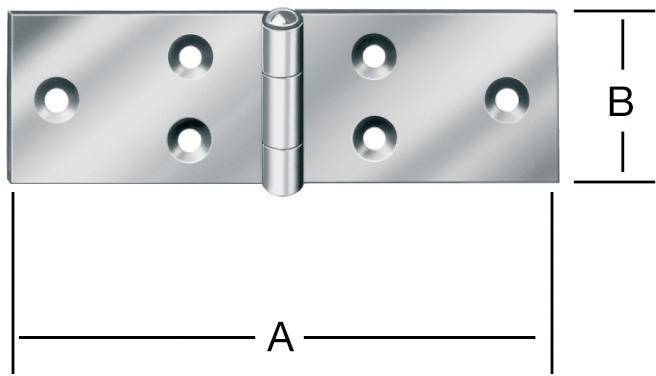 Gerolltes br. Tischband VA/100 mm - Artikel: 4004338361303