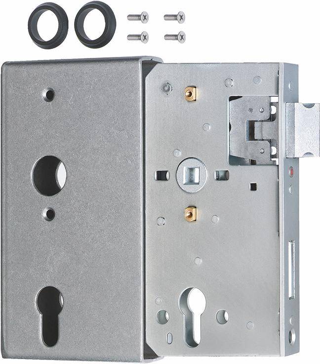 Schlosskasten 40 mm D 60 mm m. Schl. - Artikel: 4004338417055