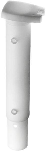 Bodenhülse f. WäschepfahlKunstst. weiß Rohr-D.42mm - Artikel: 4004338653903