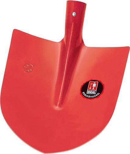 Frankfurter Schaufel Gr.5rot, gehärtet, o. Stiel - Artikel: 4005827510585
