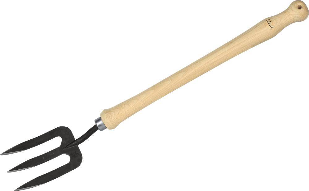 IDEAL-Handgabel 3 Zinken Buchenstiel 40 cm - Artikel: 4005827600354
