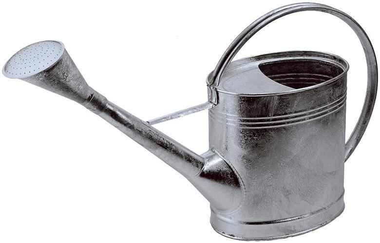 Gießkanne 12 ltr. verz. oval mit Brause - Artikel: 4005827900188