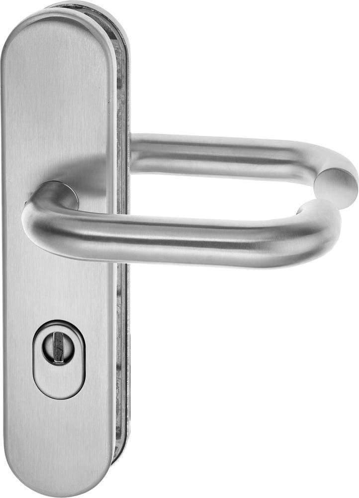 Drücker-Garnitur, SI-DRG Logo 8755/7203, LS ov.,15mm,ES1,ZA/PZ 72/8,F1,TS 35-45 - Artikel: 4006632192409