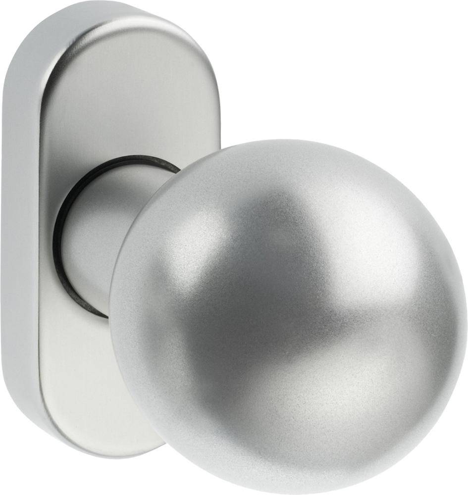 Knopf,auf Rosette, 2033/5010,silberfarbig - Artikel: 4006632212527