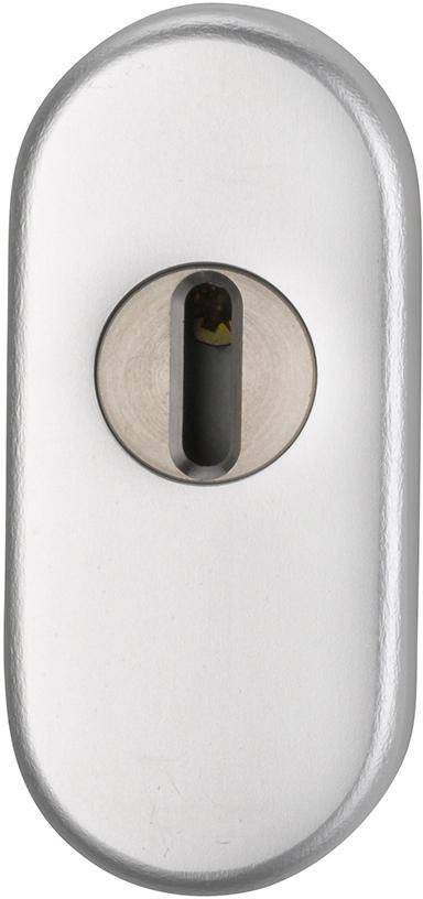 Schutzrosette, Ares 0811/14,oval,14,5mm,ZA/PZ,F1 eloxiert - Artikel: 4006632214781