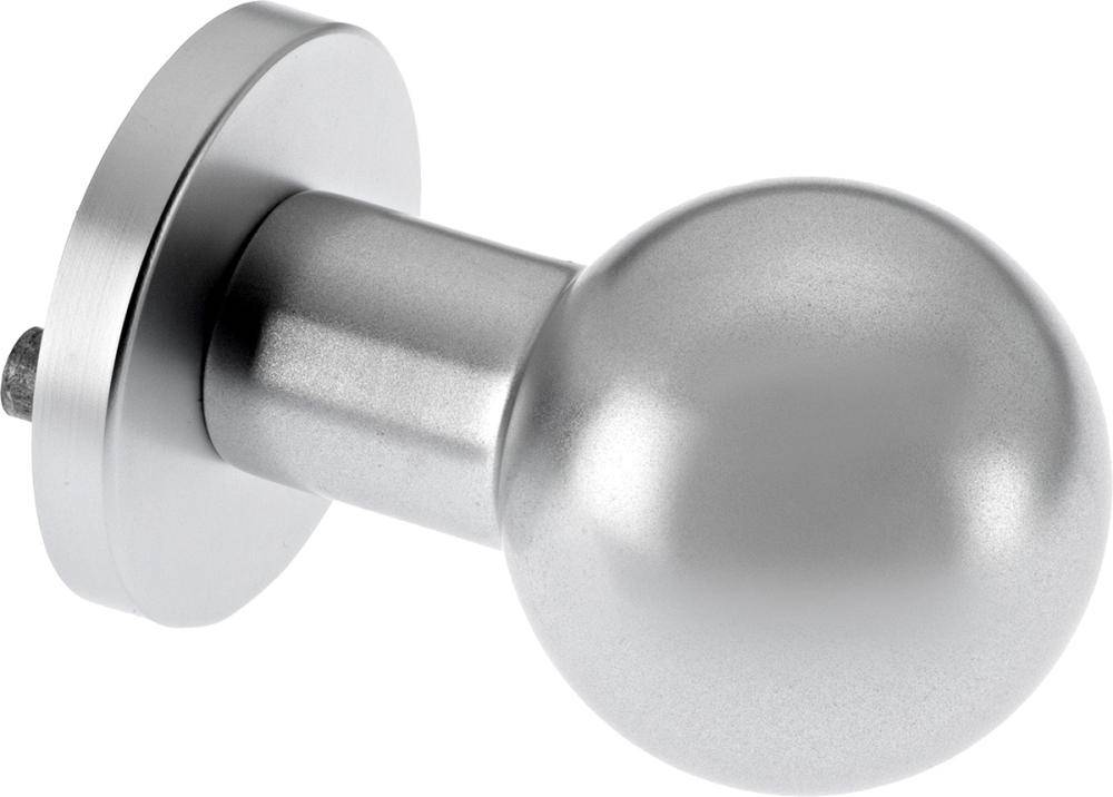 Knopf,auf Rosette, 1052/5020,silberfarbig - Artikel: 4006632247932