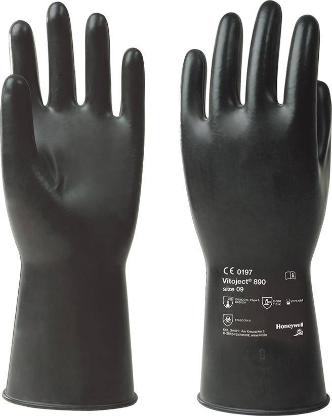 Handschuh Vitoject 890, 350 mm,Gr.10,schwarz - Artikel: 4008198789000