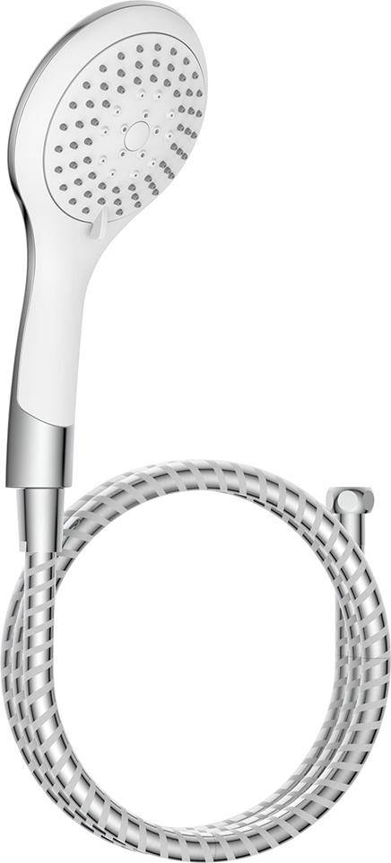 Broadway Brauseset chrom-weiß - Artikel: 4008431617664