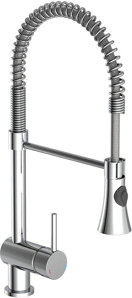 Spültischarmatur HD CORNWALL Edelstahloptik - Artikel: 4008431791555