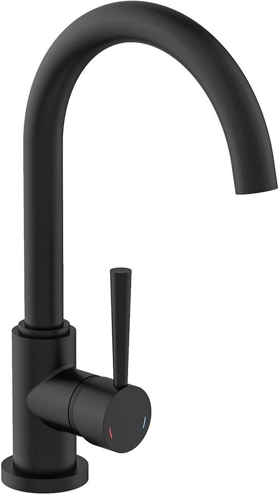 Spültischarmatur HD CORNWALL Schwarz matt - Artikel: 4008431791661