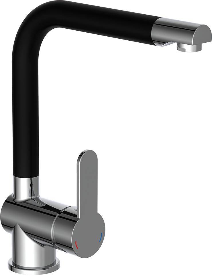 Spültischarmatur HD RIO Chrom/Schwarz - Artikel: 4008431798561