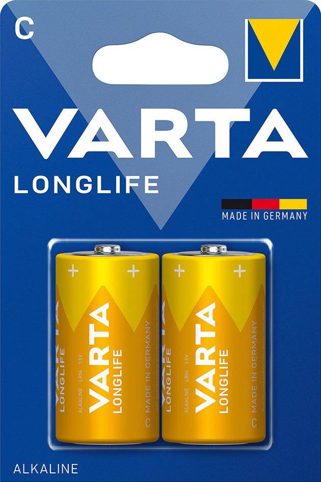 Batterie LONGLIFE VARTA C 2er Blister - Artikel: 4008496525263