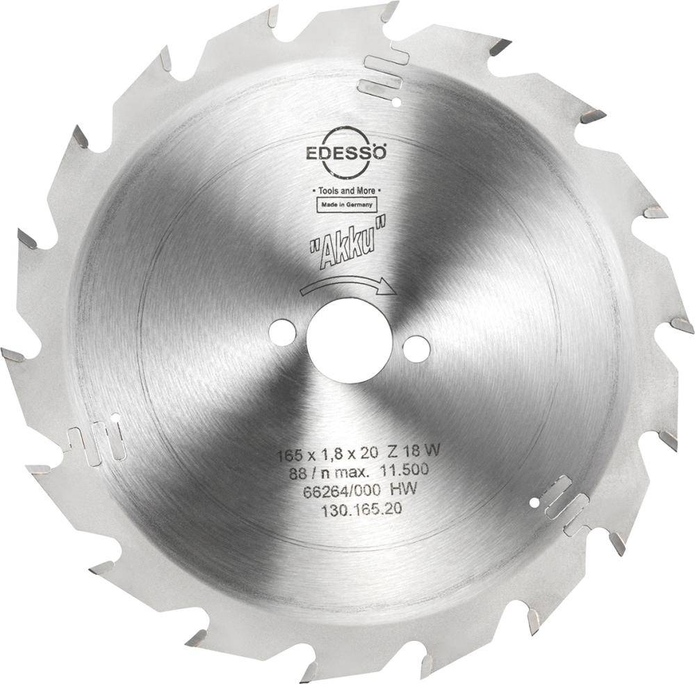 HW Kreissägebl. Akku 165x1,8x20mm Z18 W - Artikel: 4010912014664