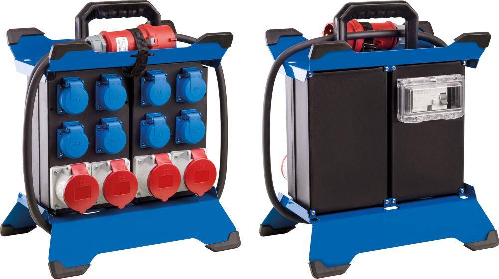 Stromverteiler STECKY DUO 1 8xSchuko 4xCEE16A FI40A - Artikel: 4011160609312