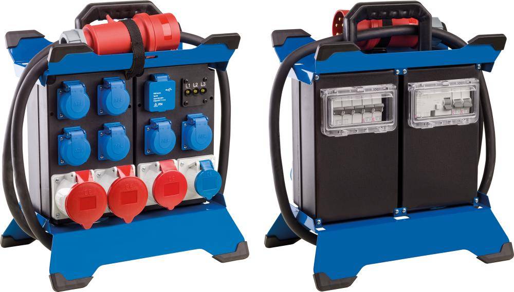 Stromverteiler STECKY DUO 4 CEE16A CEE32A CEE3p FI40A - Artikel: 4011160609343