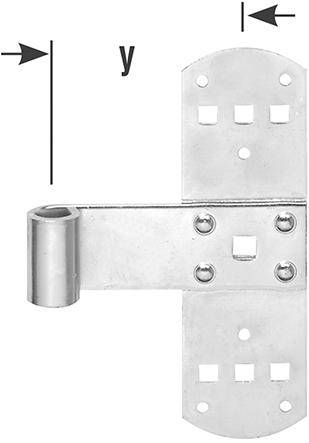 Kreuzband D13 x160mm hell verz. - Artikel: 4011338187451