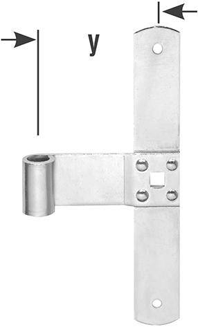 Fensterl.-Mittelband D13 x200mm hell verz. - Artikel: 4011338219688