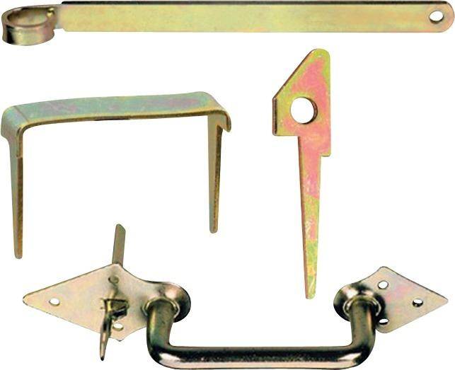 Stalltürklinkengrt. Nr. 180 m.Haken hell verz. - Artikel: 4011338230638