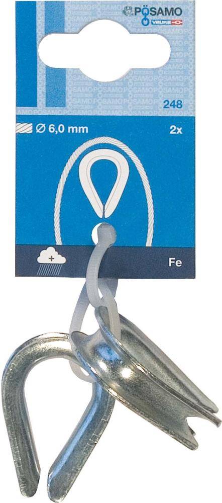 Kauschen ehem.DIN 6899 SBgalZn B RW 8,0mm a 2 Stk - Artikel: 4011645001181