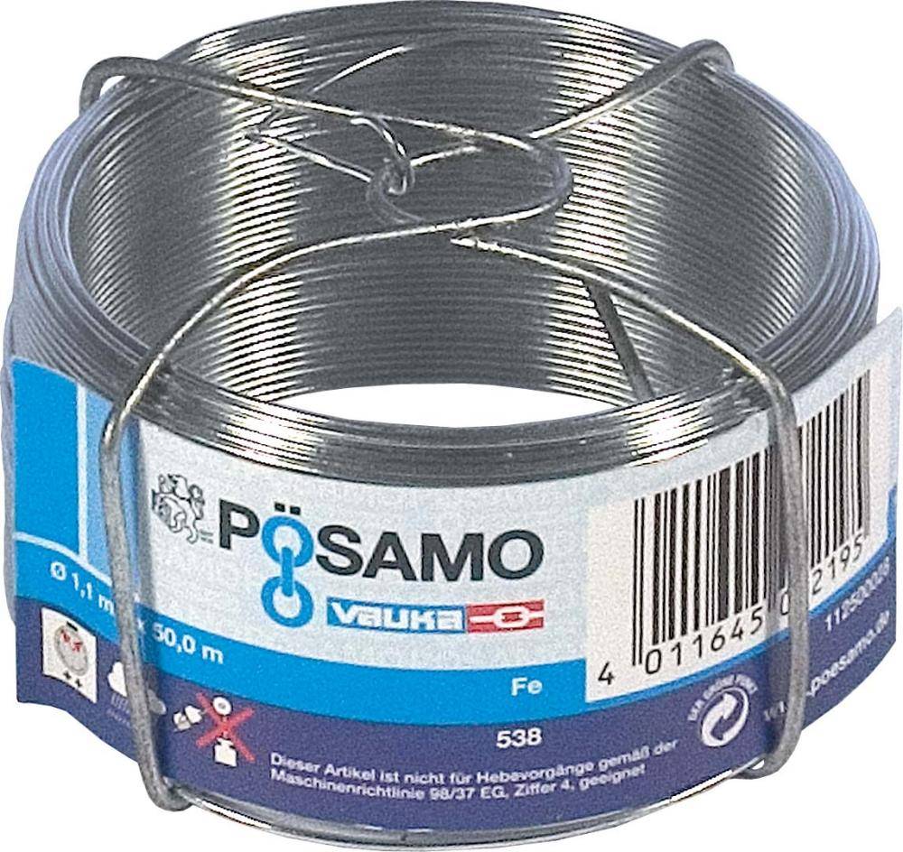 Draht auf Spule galZn 1,1mmx50m - Artikel: 4011645002195