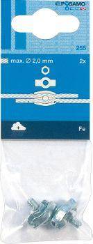 Simplexklemmen (SB) galZn 2,0mmx15 M4 a 2Stk - Artikel: 4011645009705