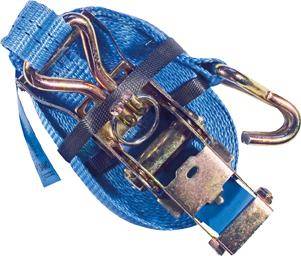 Zurrgurt Ratsche u.Hacken3,5x800cm blau - Artikel: 4011645017151