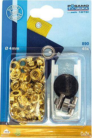 Öse MS vernickelt (SB) 4,0mm a 60 Stück - Artikel: 4011645054842