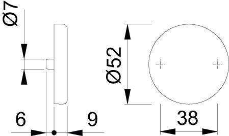 Rosette42KVS PAAR F4 PZ 37-42 - Artikel: 4012789025859