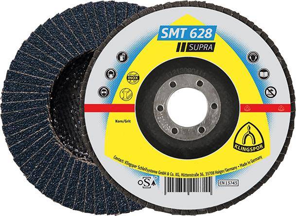 Schleifmopteller SMT628 125mm K120 ger. Klingspor - Artikel: 4014855208753