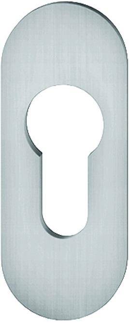 PT-Schlüsselrosette,PZ, 0 17 1729,oval,F69 matt - Artikel: 4015354239897