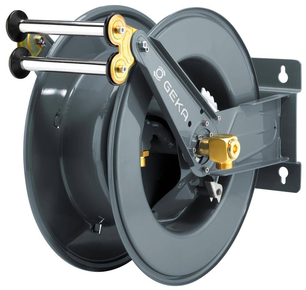 Aut.Schlauchaufroller PA30 für 30m 3/4" Stahl pulverbeschichtet GEKA plus - Artikel: 4015933111095