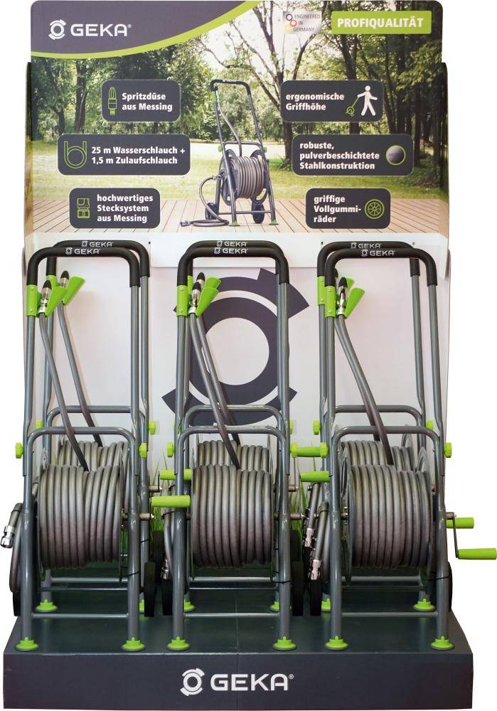 Schlauchwagen P25SST 1/2" Schlauch vormontiertPalette 6 Stück - Artikel: 4015933111583