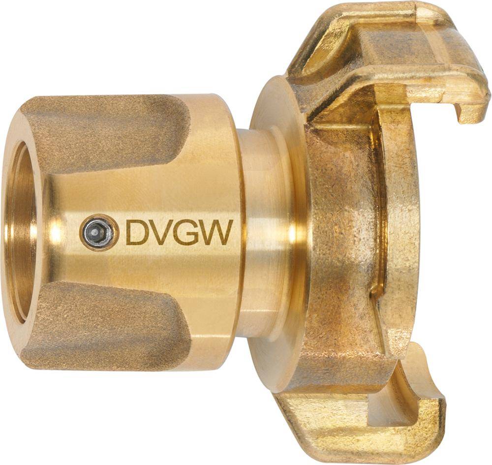 GEKA plus-Übergansstück Stecksystem KTW, Messing, Steckbuchse und Klaue, SB - Artikel: 4015933113860